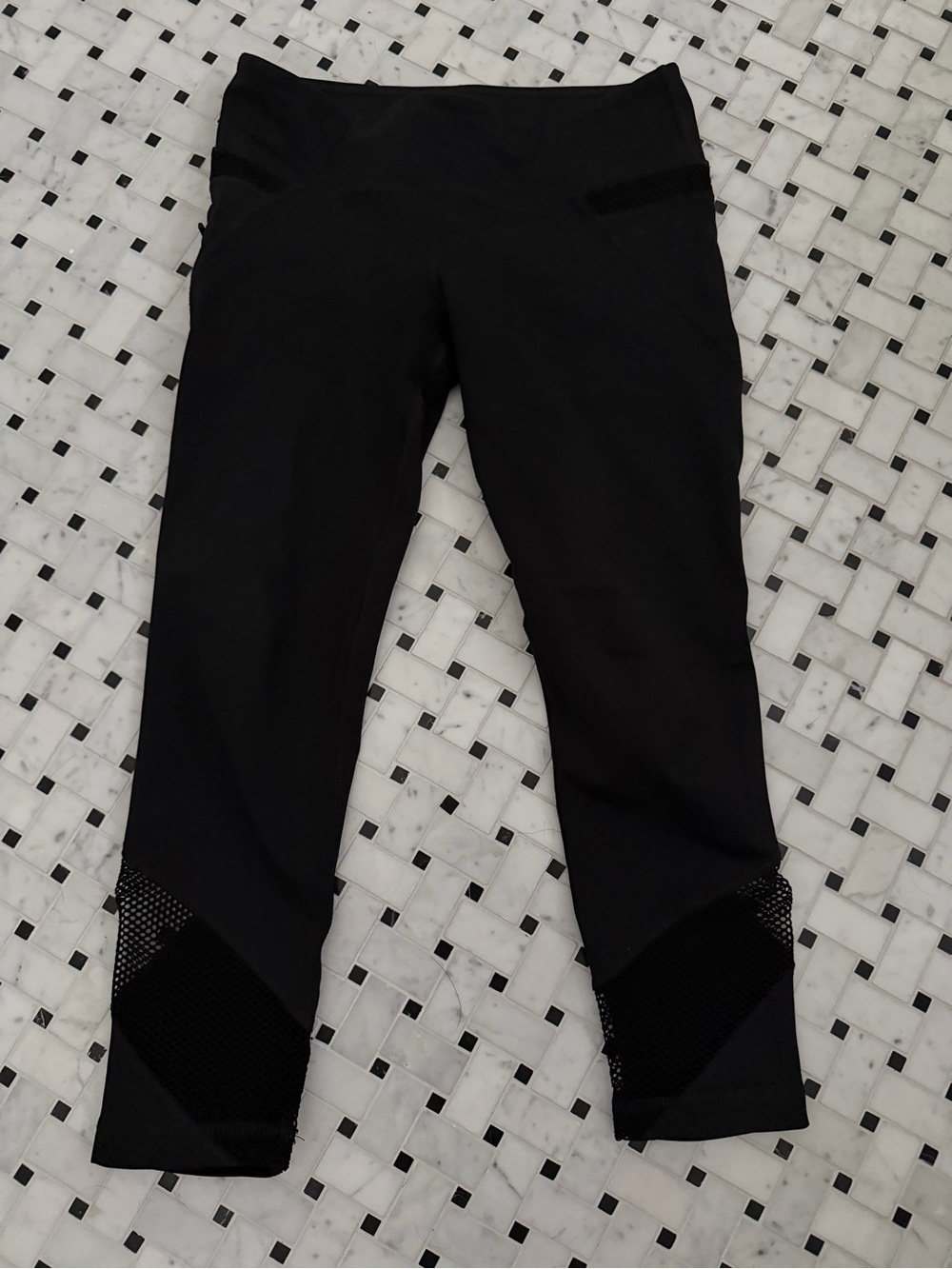 Vimmia Black Mesh Detail Leggings